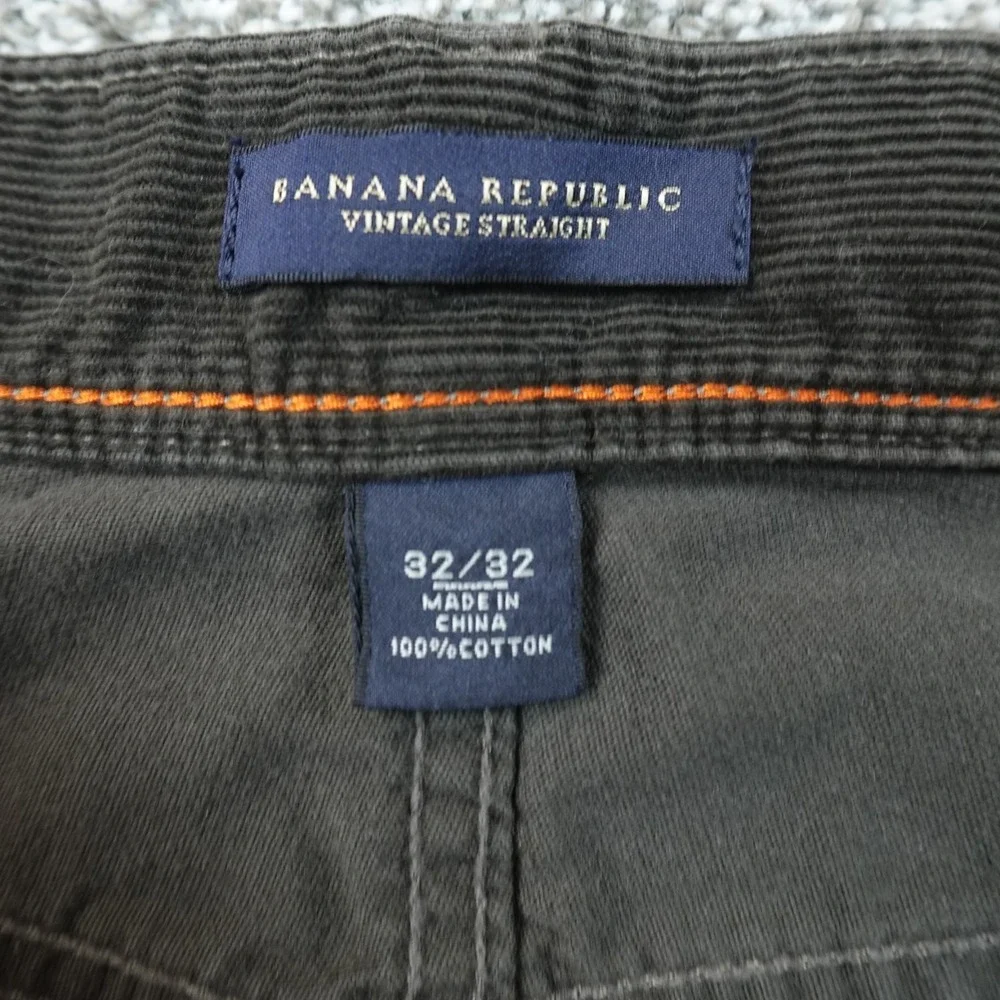 Banana Republic Pants Mens 32X32 Brown Corduroy Cord 5 Pocket Chino Straight